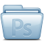 Adobe Photoshop Blue Icon 64x64 png
